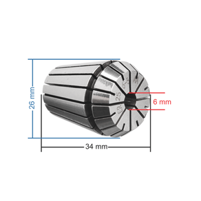 Pinca ER 25 6MM Medidas